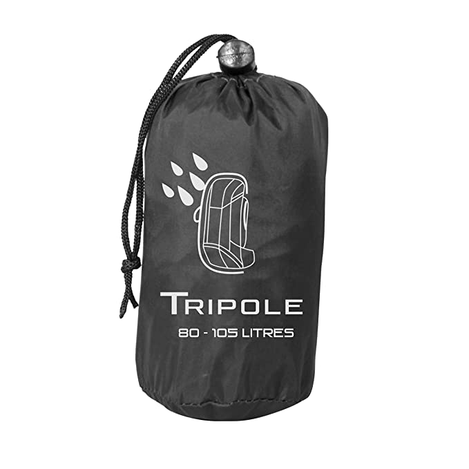 Tripole Rain Cover for Backpack & Rucksack (Black, 75-100)