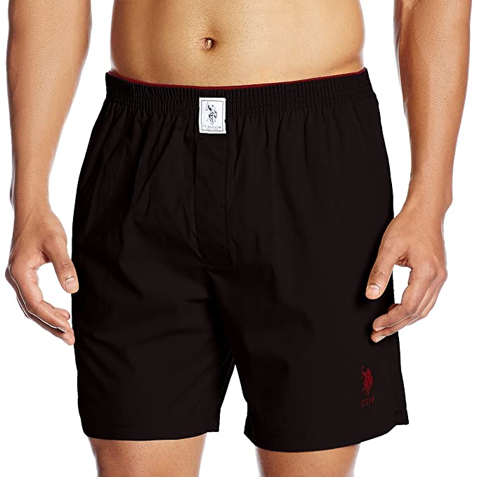 U.S. POLO ASSN. Men's Plain Cotton Boxer