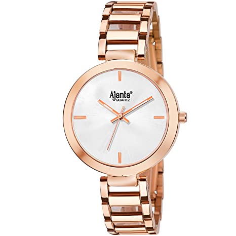 Ajanta's Stainless Steel Belt Watch for Women - AQ043MSL
