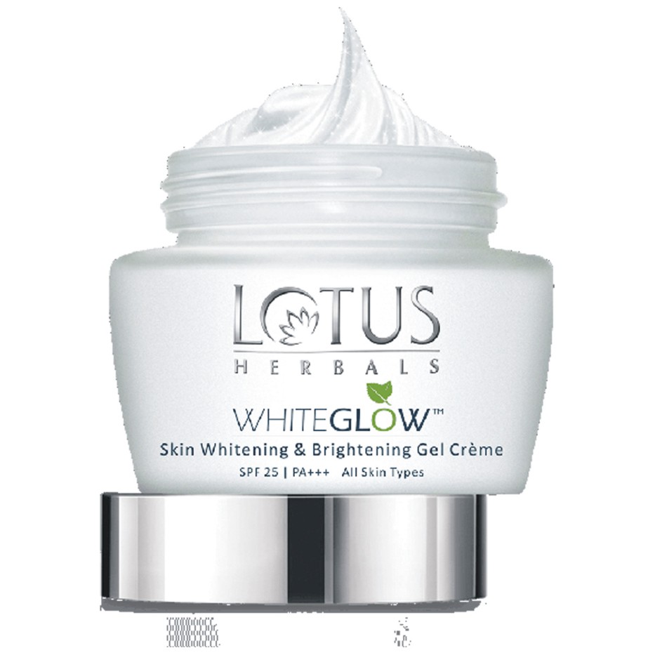 LOTUS HERBALS WhiteGlow Skin Whitening And Brightening Gel, Face Cream with SPF-25, for all skin types  (40 g)