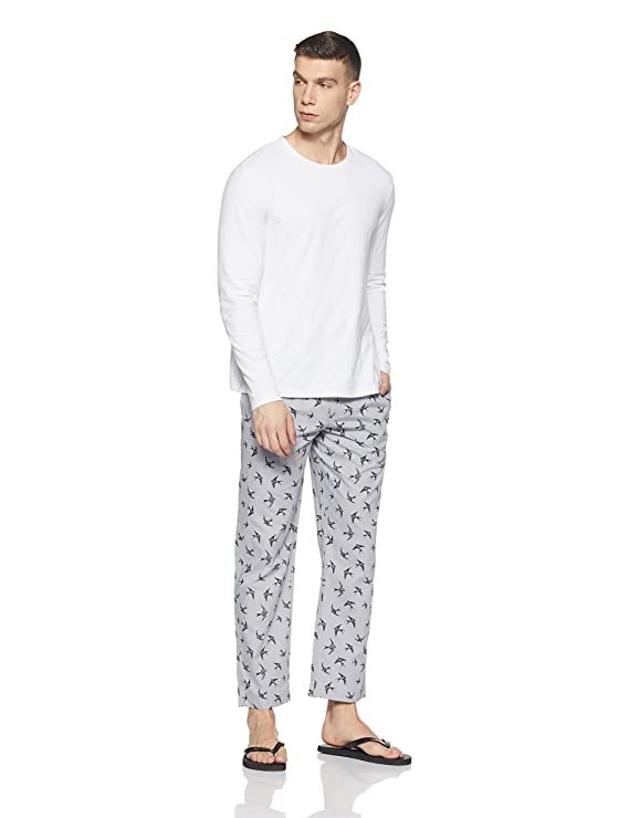 Men's Regular Pajama Bottom (MNWPS10_Multicolor 3_Medium_Multicolored