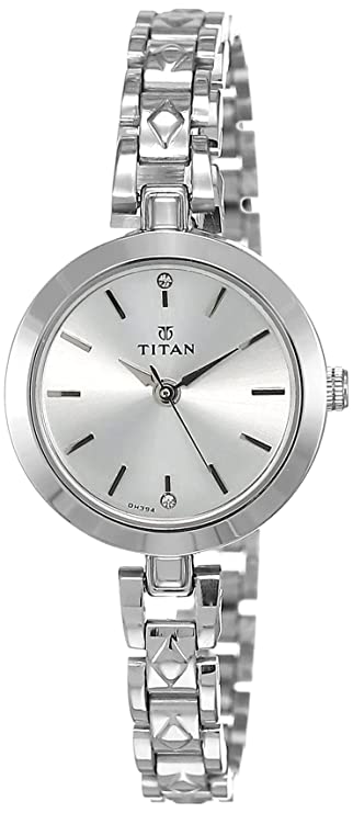 Titan Karishma Analog Silver Dial Women's Watch NM2598SM01/NN2598SM01