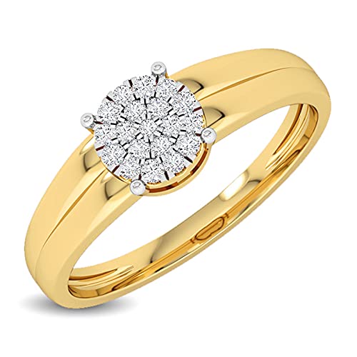 Diamond Jewellery Gold Diamond Ring for Woman.