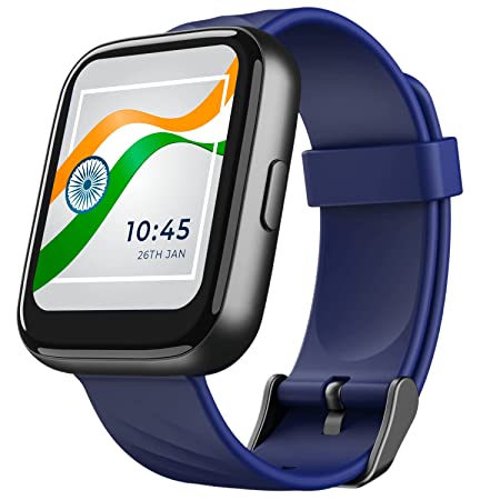 boAt Wave Pro47 Made in India Smartwatch with 1.69" HD Display, Fast Charging, Live Cricket Scores, 24H Heart Rate & SpO2 Monitoring, Health Ecosystem(Deep Blue)