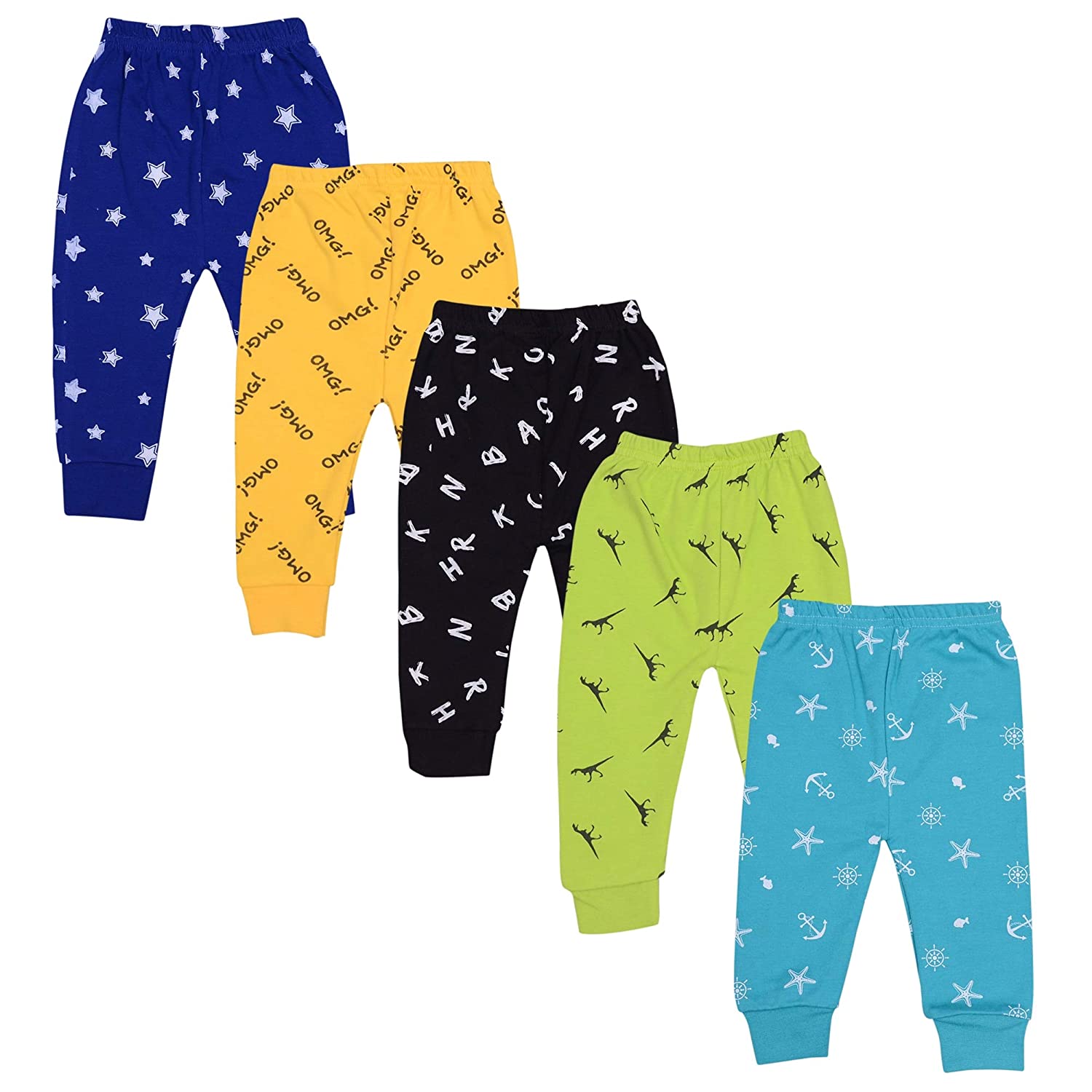 Kuchipoo Unisex Regular;Relaxed Pyjama Pants pack of 5