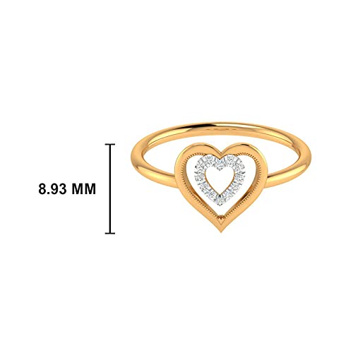 Diamond Jewellery Gold Diamond Ring for Woman.