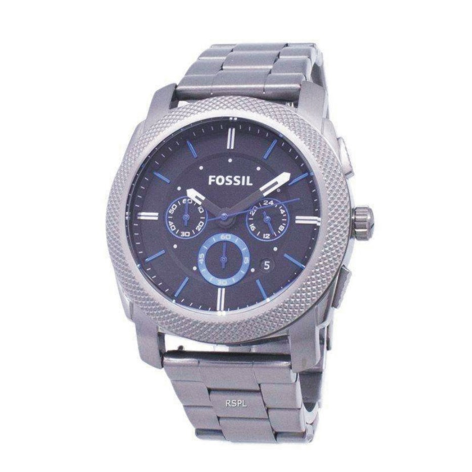 Men's Machine Stainless Steel Quartz Chronograph Watch