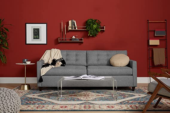 The Royal Nest Premium Eliot 3 Seater Sofa (Grey)