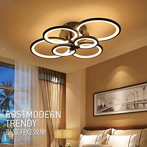 CITRA M0061/6, 6 Lights of 80 Watts LED Chandelier Lamp Round with Arylic and Aluminum Body (White, Pack of 1)