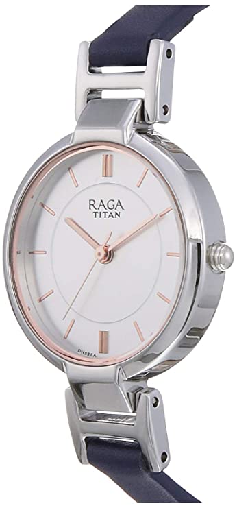Titan Raga Viva Analog Silver Dial Women's Watch-NL2608SL01/NP2608SL01